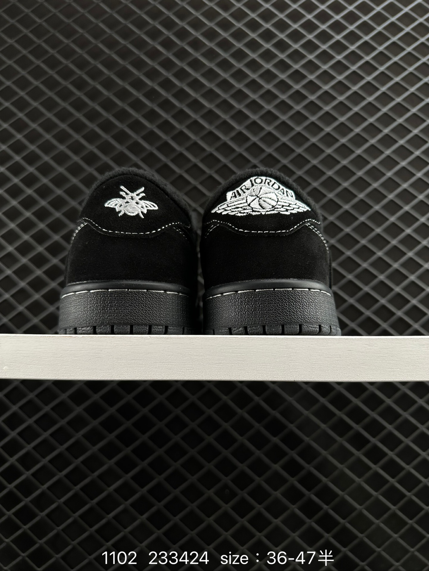 fragment design x Travis Scott x Nike Air Jordan 1 Low OG SP”Black/Green Toe“